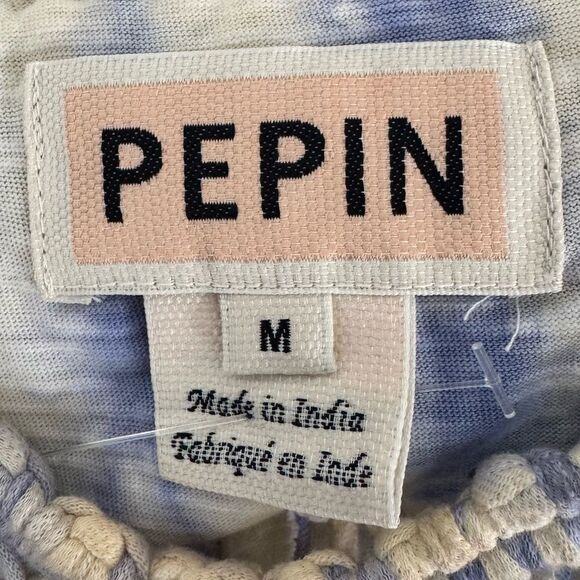 ANTHROPOLOGIE Pepin Macrame Tie Dye Fringe Top Size Medium - Picture 6 of 7